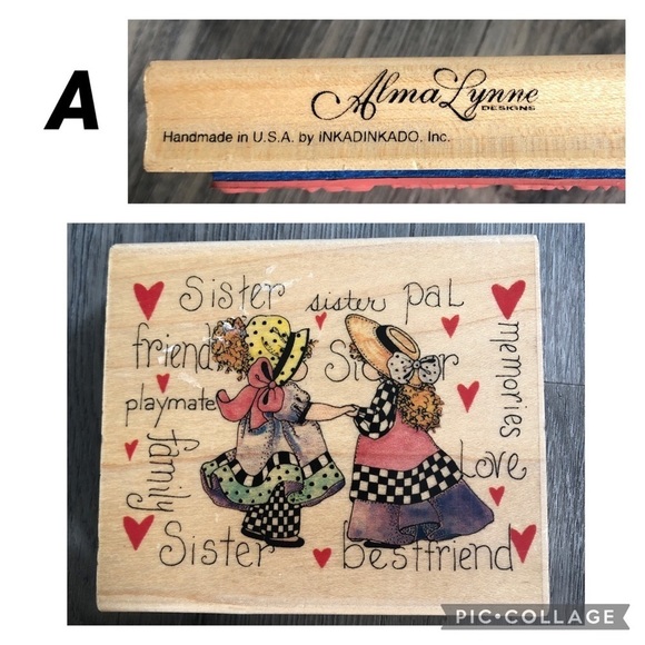 Rubber Stamps Various Lot of 3 NEW, never used - Picture 2 of 13